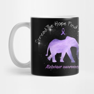 Alzheimer Awareness Spread The Hope Find A Cure Gift Mug